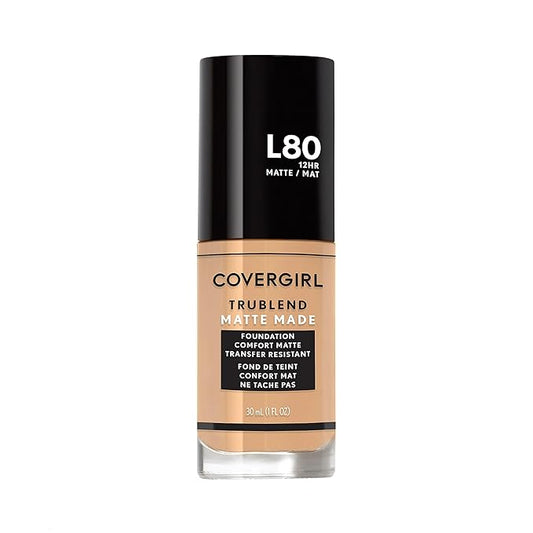 COVERGIRL TruBlend Matte Made Liquid Foundation, True Ivory, of 1)