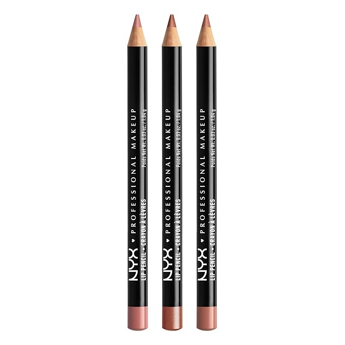 NYX PROFESSIONAL MAKEUP Slim Lip Pencil, Long-Lasting Creamy Lip