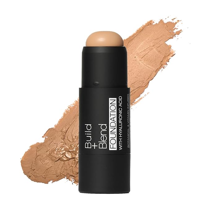 Palladio BUILD & BLEND Foundation Stick, Medium Coverage Stick,