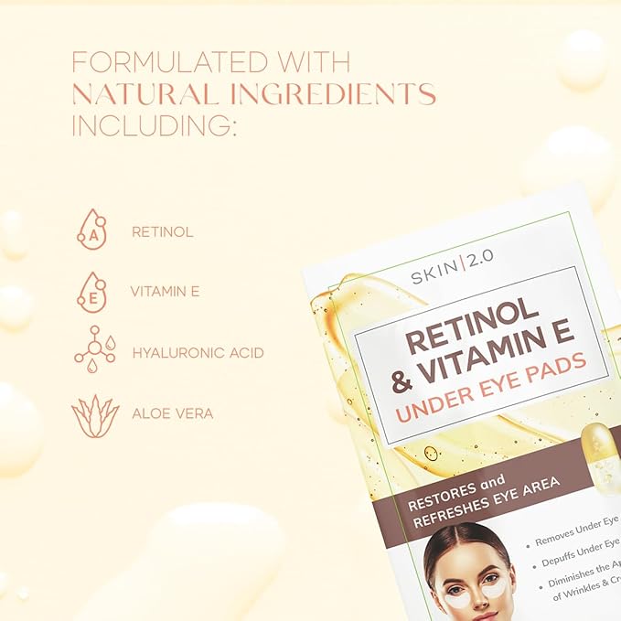 Retinol and vitamin e under