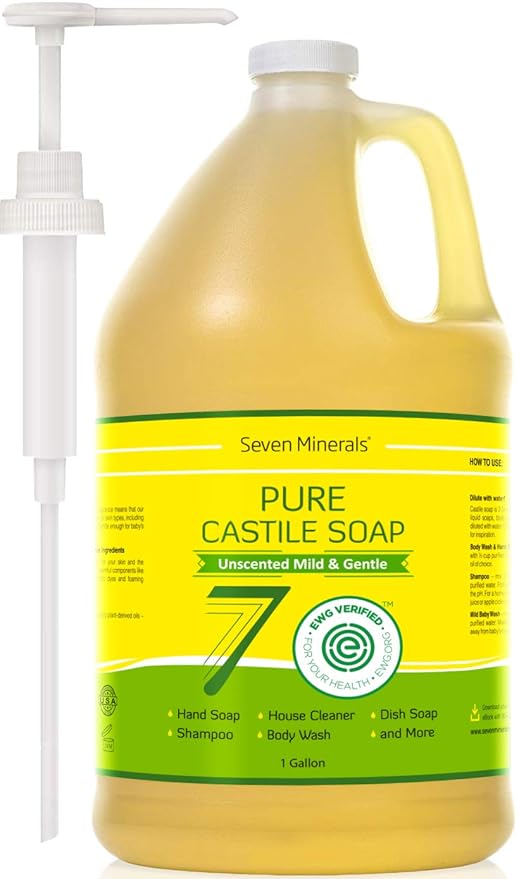 Seven Minerals EWG Verified Castile Soap