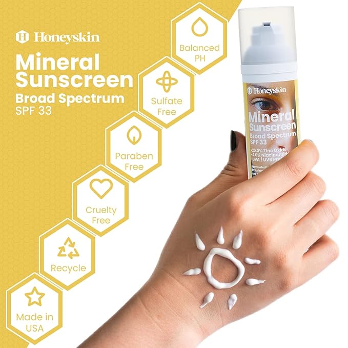 Honeyskin Facial Mineral Sunscreen -