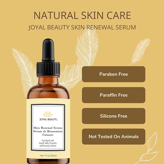 JOYAL BEAUTY Organic Royal Jelly Skin Renewal Serum Soft Skin