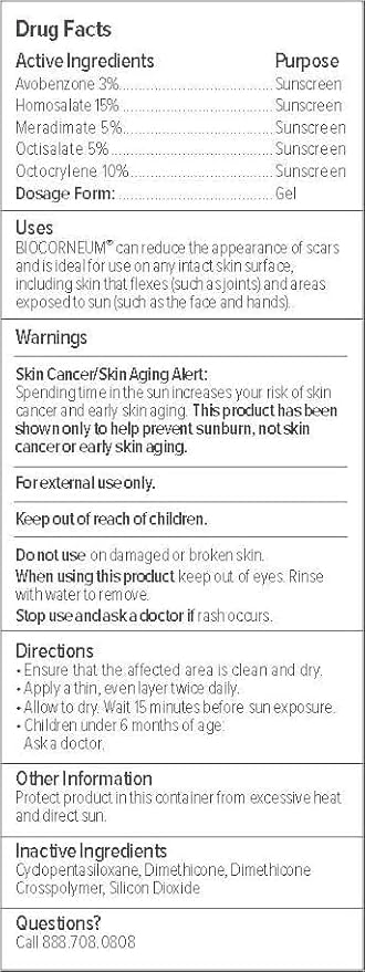 bioCorneum Plus SPF 30 Advanced Scar Supervision (Size 20g)