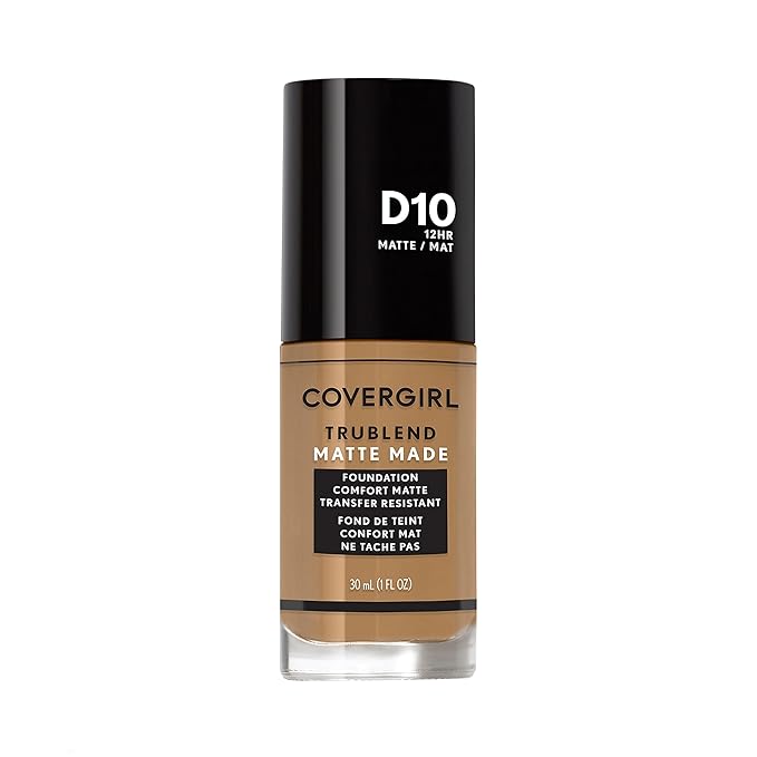 Covergirl Trublend Matte Made Liquid Foundation, D10 Golden Fl Oz