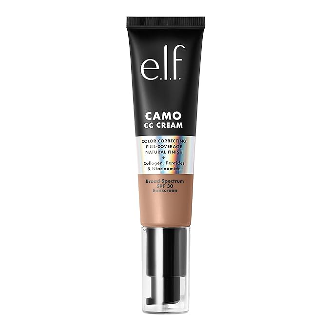 e.l.f. Camo CC Cream, Color Correcting Medium-To-Full Coverage C, (30g) 1.05 Oz