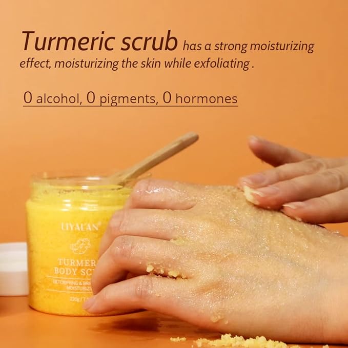 Liyalan Turmeric Body Scrub Moisturizing and