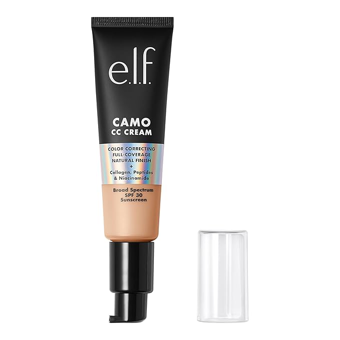 e.l.f. Camo CC Cream, SPF 30 Color-Correcting Medium-To-Full 250 W