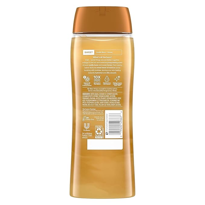 Suave Moisturizing Body Wash, with Milk 18 Oz