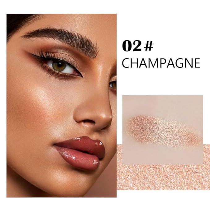 evpct Champagne Face Highlighter Makeup Shimmer Glitter Diamond