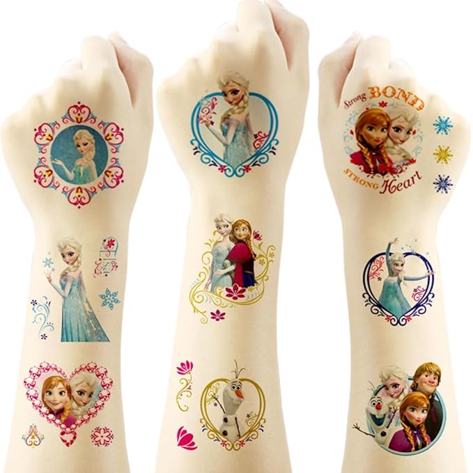 20pcs cute elsa temporary tattoos