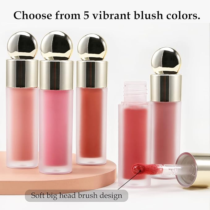 Boobeen Liquid Blush Velvet Cream Blush Makeup Matte Face