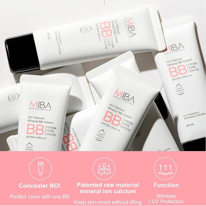 MIBA Ion Calcium Mineral BB Cream 50ml / 50ml