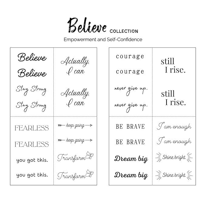 Believe collection - inspirational and