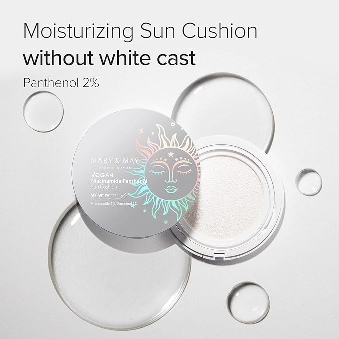 Mary&May Vegan Niacinamide Panthenol Sun Cushion