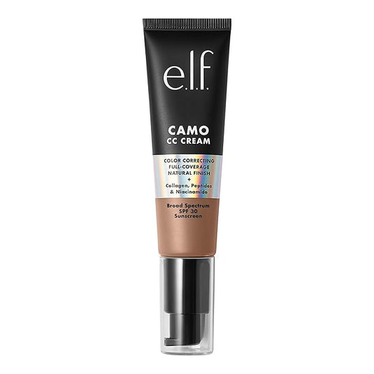 e.l.f. Camo CC Cream, Color Correcting Medium-To-Full Coverage N, (30g) 1.05 Oz