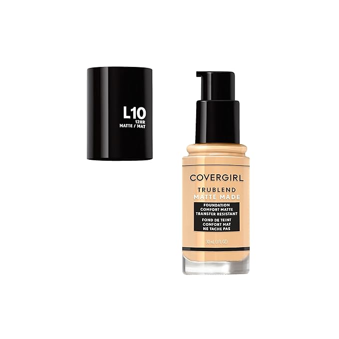 COVERGIRL TruBlend Matte Made Liquid Foundation, Fair Porcelain, Fl Oz