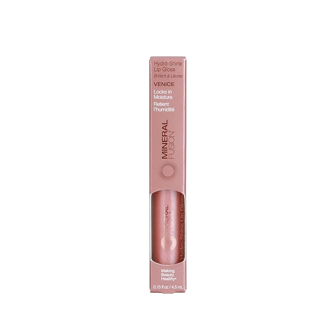 Mineral Fusion Hydro-Shine Lip Gloss, Venice, 0.15 Ounces Lip