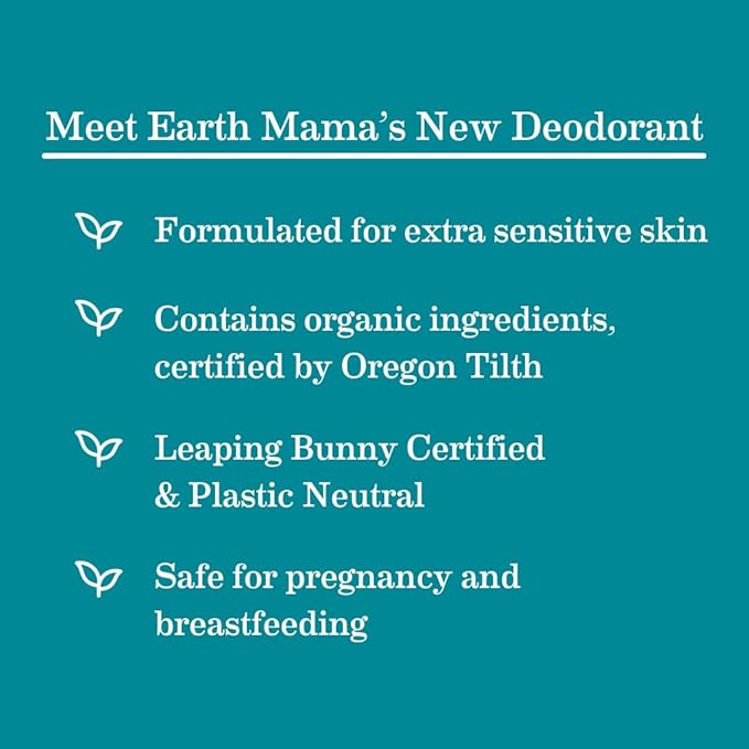 Earth Mama Mini Deodorant Travel Set Baking