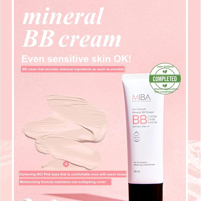 MIBA Ion Calcium Mineral BB Cream 50ml / 50ml