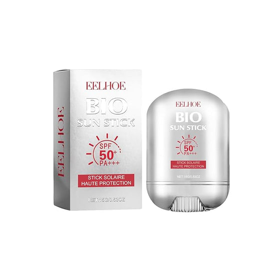 Bio Sun Stick,Face and Body Professional Sunscreen Stick,Enriched with Vitamin C Strong Sunscreen Keep Skin Moisture,Reduce Redness Sun Spots,Protection Repair of the Skin Suitable for all Types