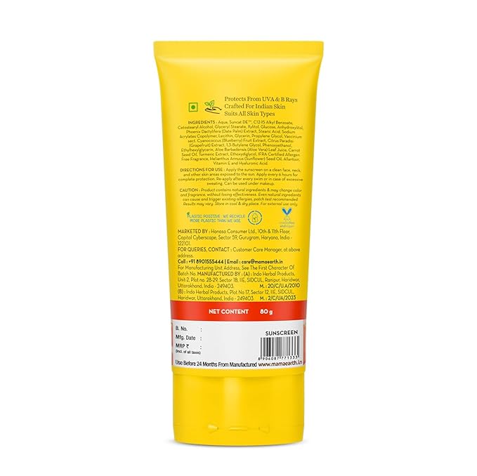 Mamaearth Ultra Light Sunscreen Lotion