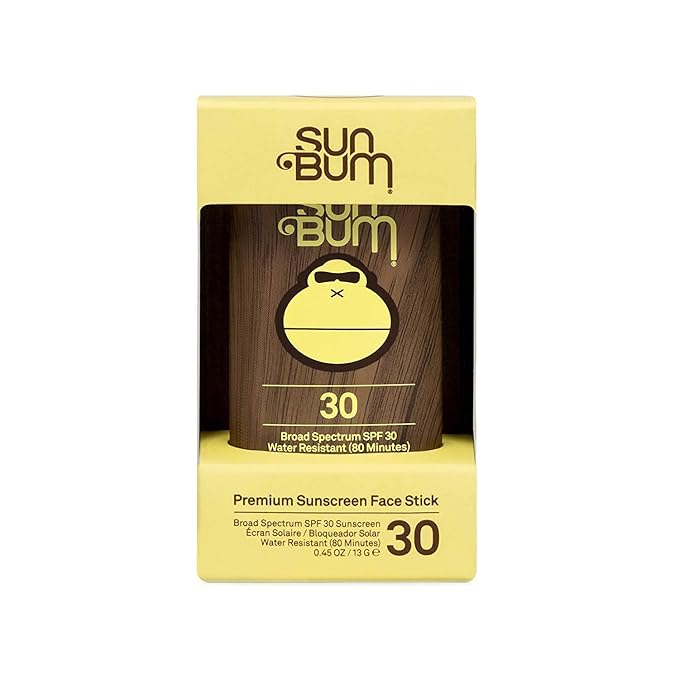 Sun Bum SPF 30 Sunscreen, Original Face Stick (2 Pack)