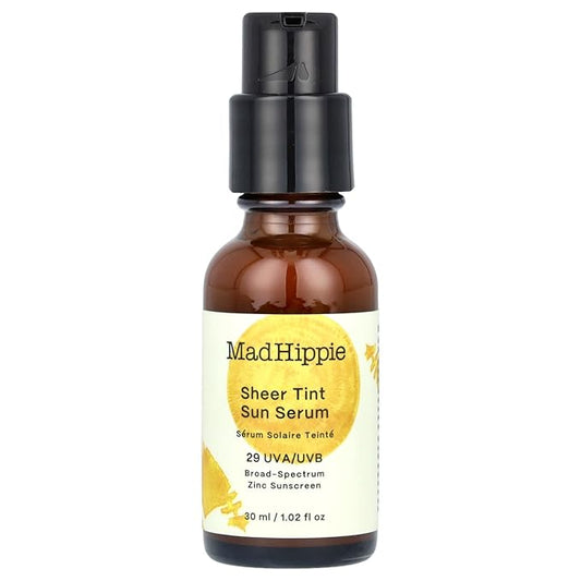 Mad Hippie Sheer Tint Sun Serum (Medium/Dark), Tinted Glass