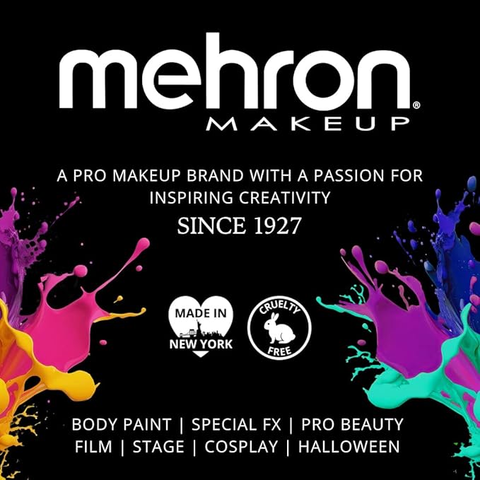 Mehron EDGE Face & Body Paint| Professional Water-Activated