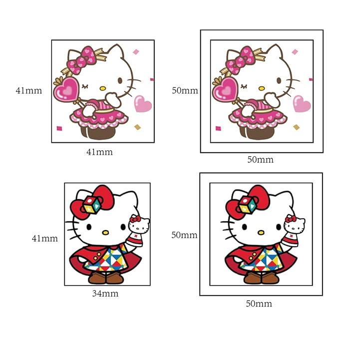 20pcs cute hello kitty temporary