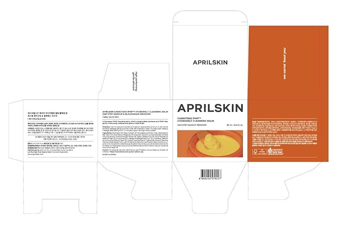 Aprilskin Carrotene IPMP Hydromelt Double Cleansing Makeup Remover Cleansing