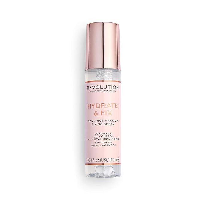 Makeup Revolution Hydrate & Fix Fixing Spray, Infused