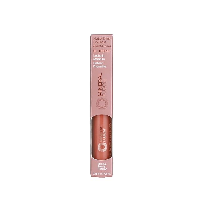 Mineral Fusion Hydro-Shine Lip Gloss, St. Tropez, 0.15 Lip