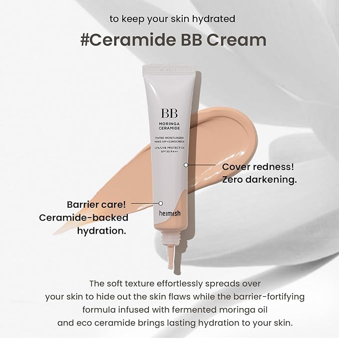 HEIMISH Moringa Ceramide BB Cream SPF 30 PA++ 1.87 fl oz