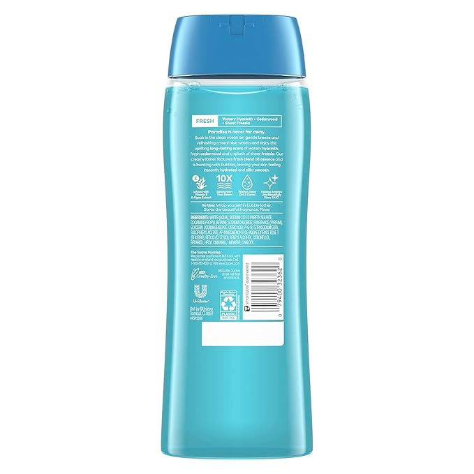 Suave Moisturizing Body Wash, with Milk 18 Oz