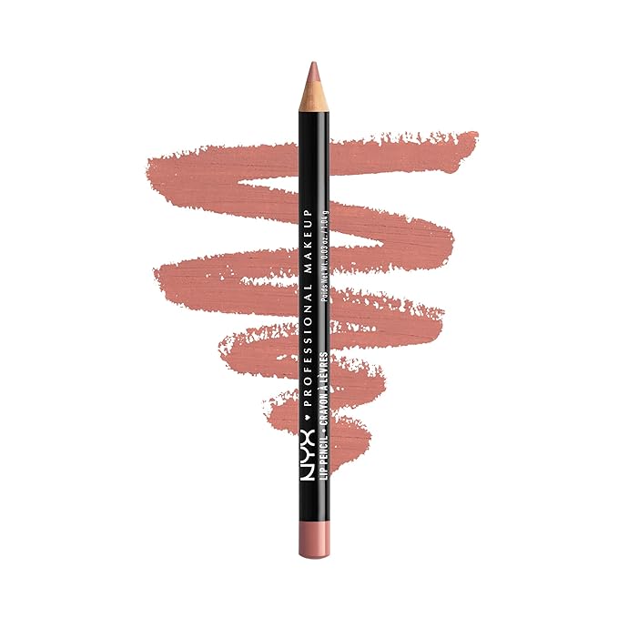 NYX PROFESSIONAL MAKEUP Slim Lip Pencil, Long-Lasting Creamy Lip