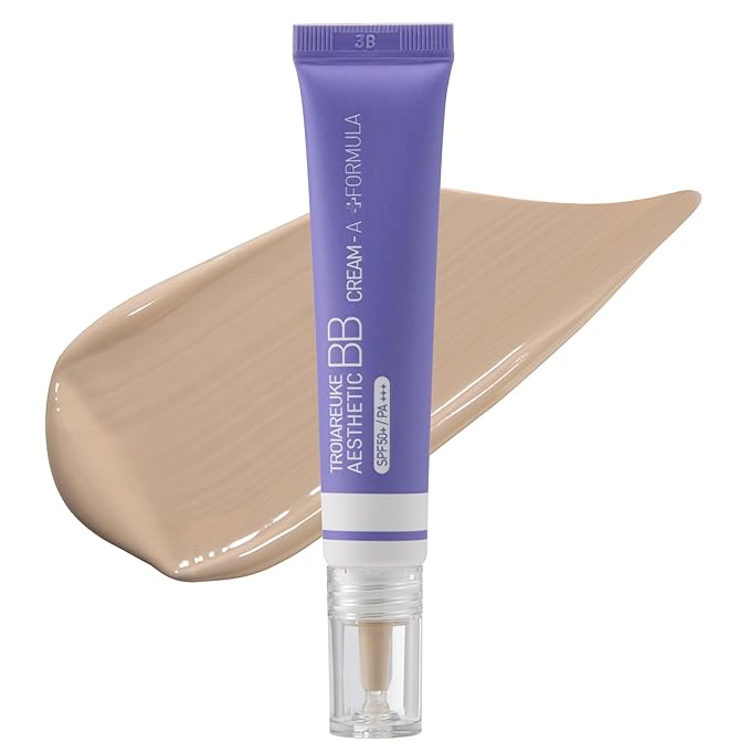 TROIAREUKE Aesthetic BB Cream A+ Formula (21 Beige) Beauty Makeup