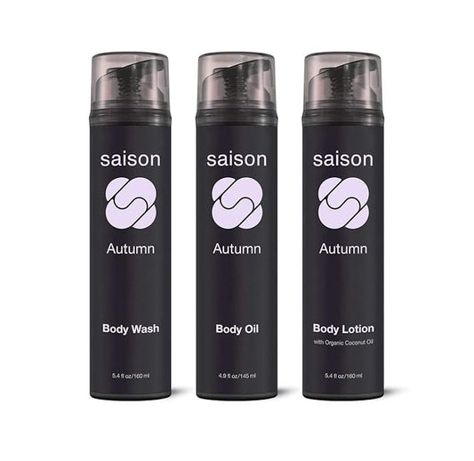 Saison® Autumn Body Collection Gift Set | Organic, Natural, Vegan & Cruelty Free Beauty