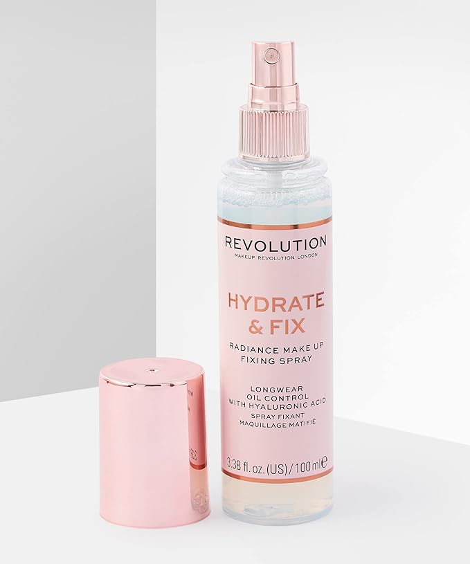 Makeup Revolution Hydrate & Fix Fixing Spray, Infused