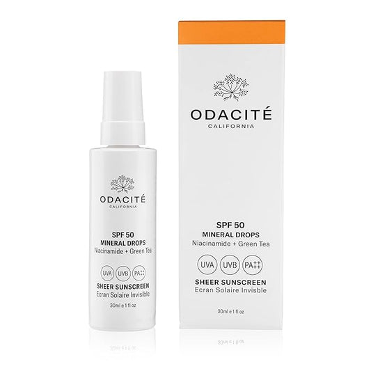 Odacite SPF 50 Mineral Drops Sheer Sunscreen, 30ml