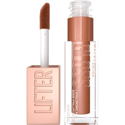 Maybelline Lifter Gloss, Hydrating Lip Gloss with Hyaluronic Lip