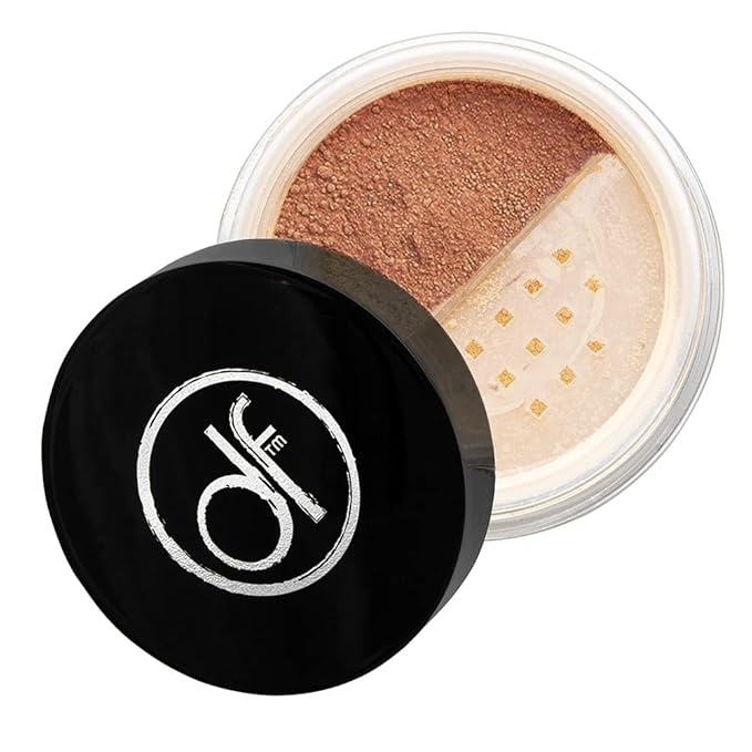 Mineral Powder Foundation for Sensitive Skin, Powder Sunscreen with SPF 26, All Natural Ingredients, Anti-oxidant protection, Made in the Shade by Dermaflage, 0.4 oz