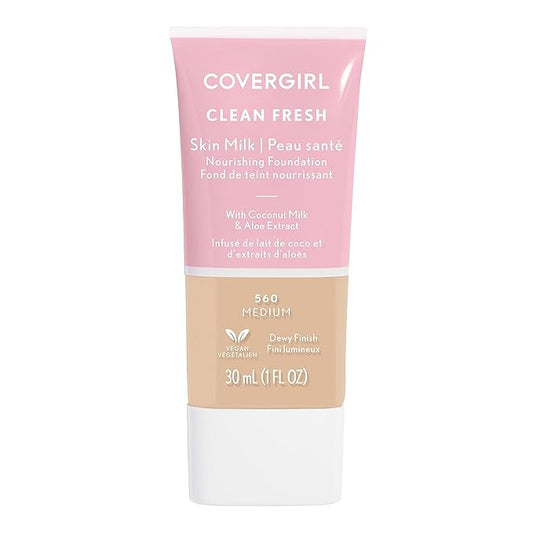 COVERGIRL, Clean Fresh Skin Milk Foundation, Medium, 1 may vary)