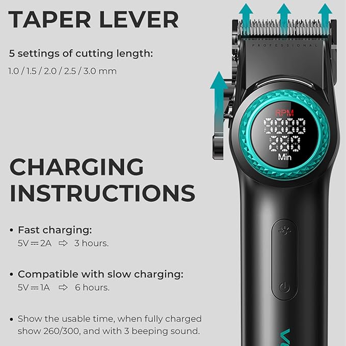 VGR 001 Professional Hair Clippers