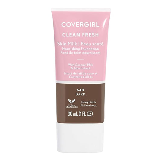 COVERGIRL, Clean Fresh Skin Milk Foundation, Dark, 1 may vary)