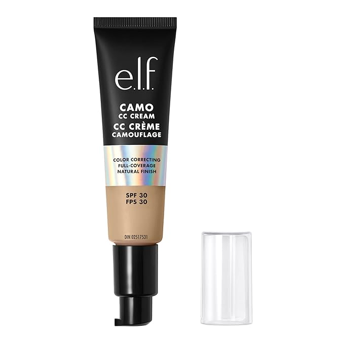 e.l.f. Camo CC Cream, SPF 30 Color-Correcting Medium-To-Full 205 N