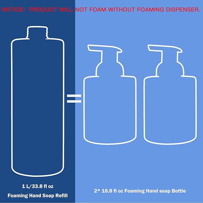 Foaming Hand Soap Refill, Fragrance Free,