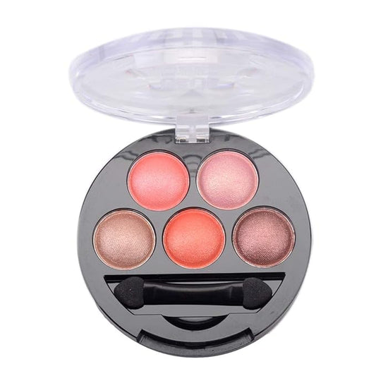 Mallofusa 5 Colors Eye Shadow Palette Powder Metallic 7oz