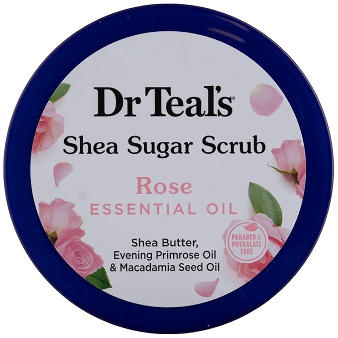 Dr. Teal's Shea Sugar Scrub Rose