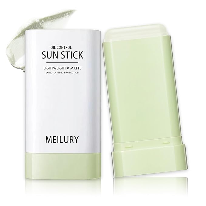 Sunscreen Stick Korean Sunscreen Stick for Face Body Lightweight Soft Sun Stick Long Lasting Oil Control Mineral Sunscreen Stick